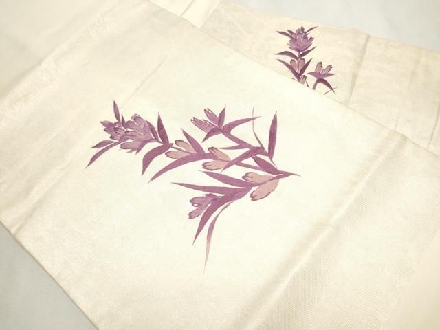 平和屋着物○京の名門 じゅらく謹製 帝王紫 清水六兵衛 六通