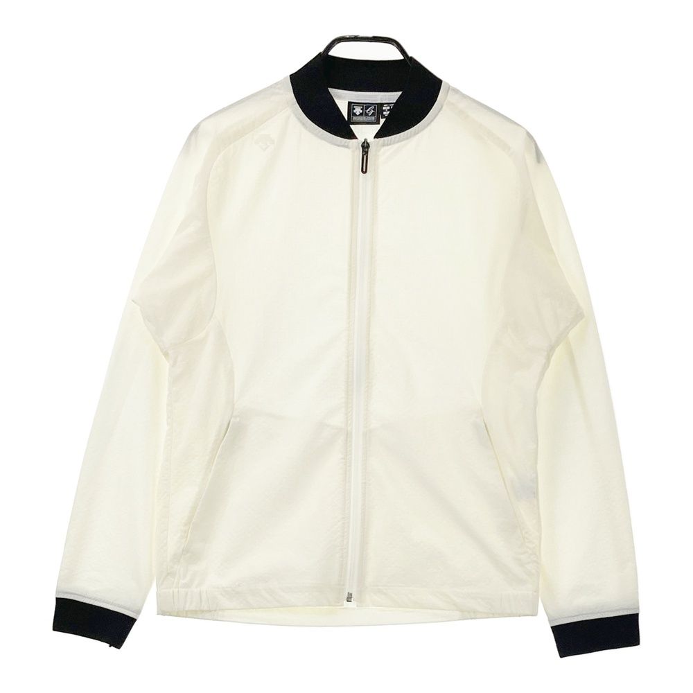 サイズ：M DESCENTE GOLF デサントゴルフ サッカー ジップジャケット