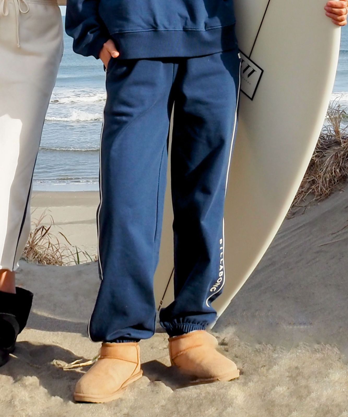 2025秋冬 BILLABONG ビラボン TRIPLE PALMS SWEAT セットアップボトムス NVY レディース BF014707