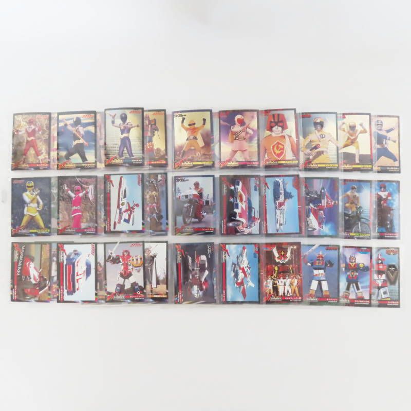 スーパー戦隊シリーズ 25周年 森永 カード まとめ売り スーパー