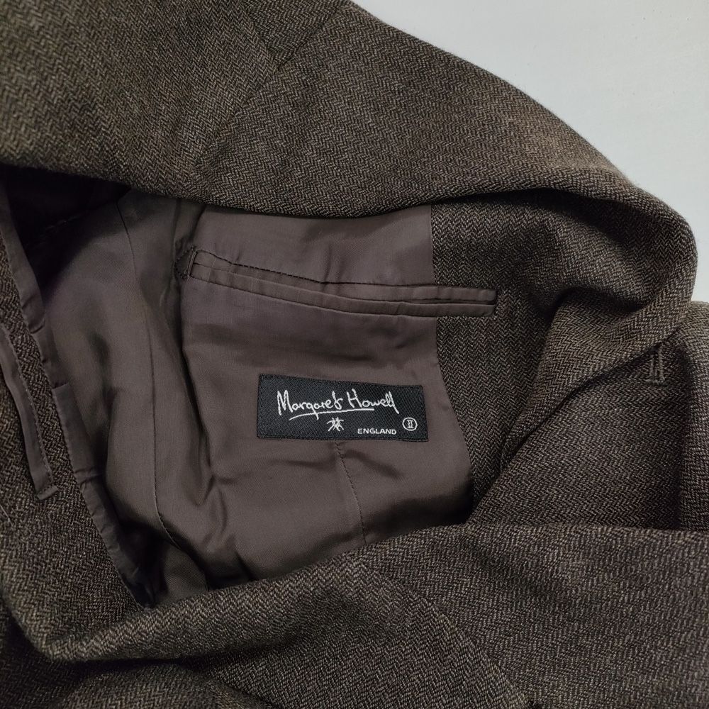 MARGARET HOWELL MHW03820014664 ヘリンボーン 旧タグ サイズ2 ウール