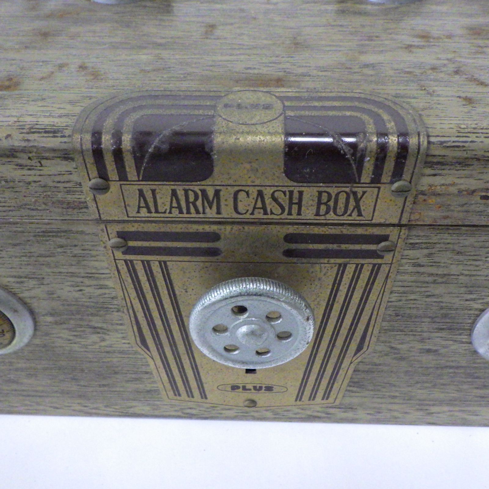 ALARM CASH BOX 手提金庫 手持金庫 アンティーク 昭和 レトロ インテリア 木目調 現状品 ALARM CASH BOX 手提金庫 手持金庫 アンティーク 昭和 レトロ
