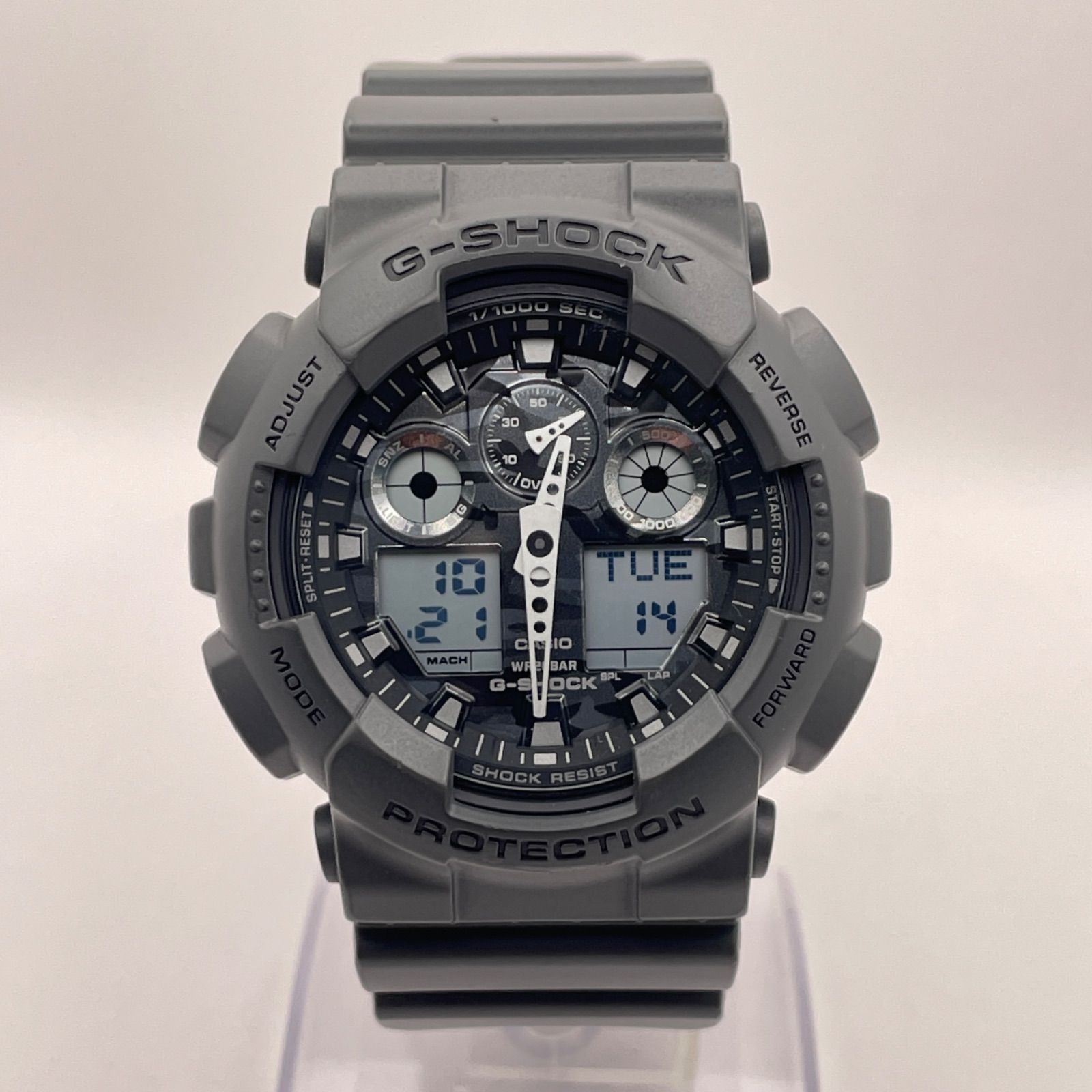 T673 正常稼動 CASIO カシオ G-SHOCK ジーショック カモフラージュダイアル GA-100CF-1AJF 人気 時計 メンズ ユニセックス