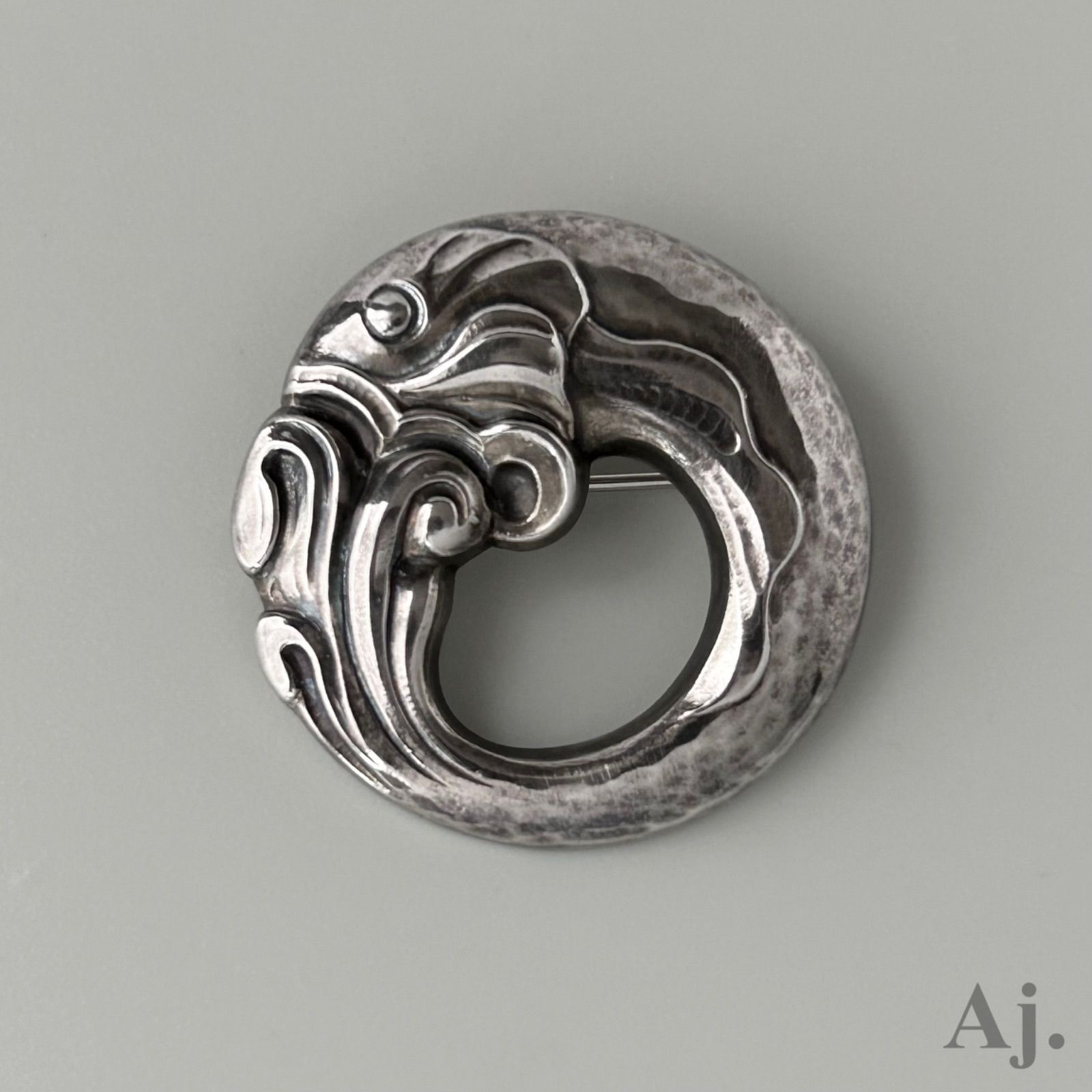 ジョージジェンセン ブローチ 10 フィッシュ 魚 AG925