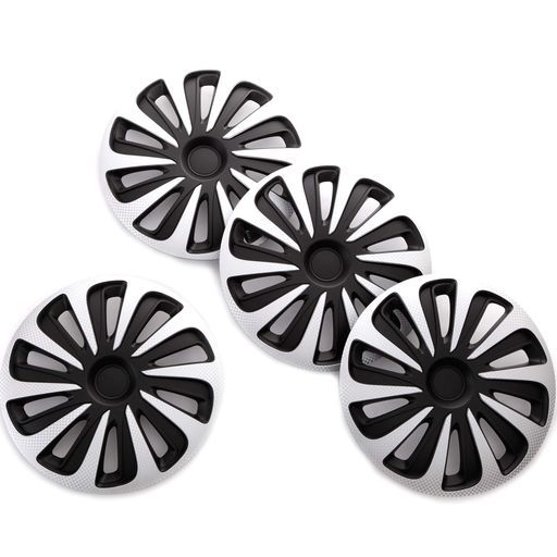 車用ホイールカバー 14インチ CARBON/SILVER/BLACK ホイールカバー Xtreme(エクストリーム) 4枚1セット CALIBER PGSAR | ホイールキャップ カーボンブラック VR 13インチ | ホイールカバー | 車＆バイク