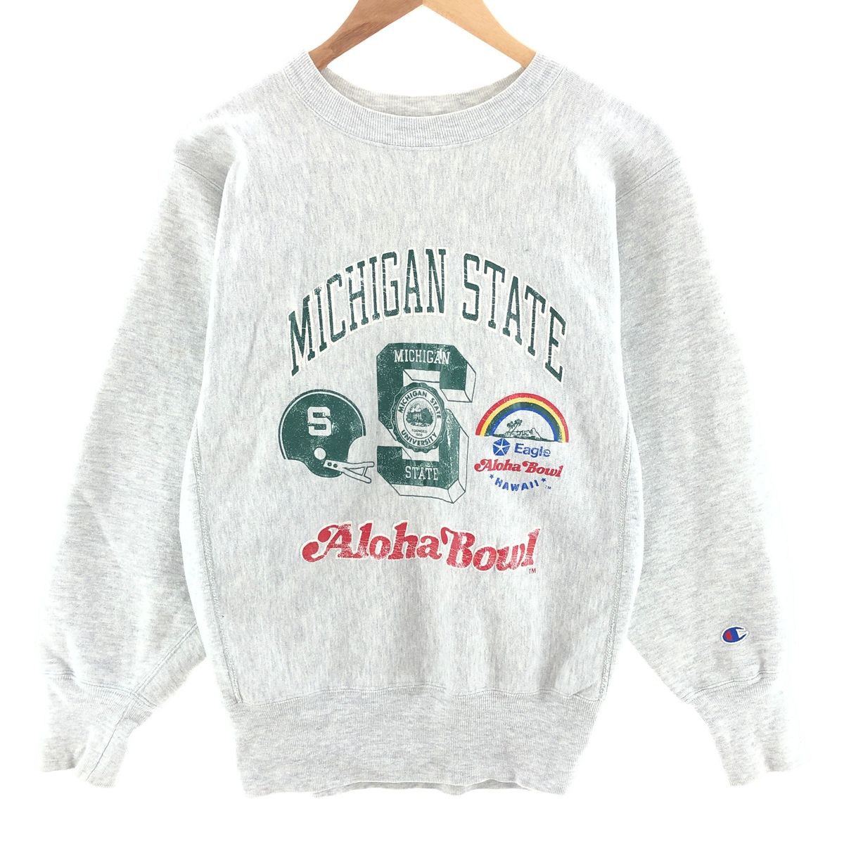 ばんちMICHIGAN チャンピオン　リバースウィーブ　トリコ　ケアタグ 古着 80年代 チャンピオン Champion REVERSE WEAVE リバース