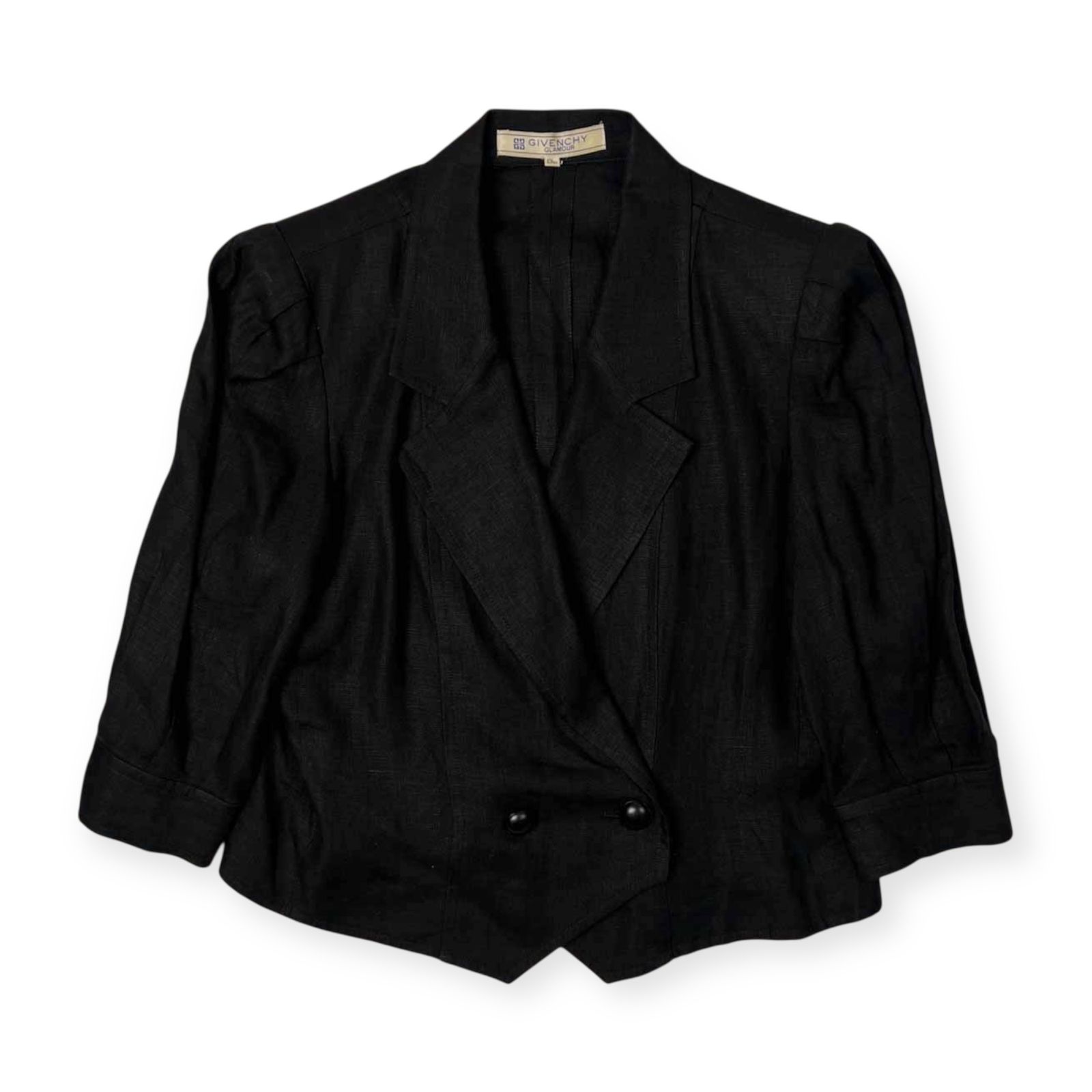 90s GIVENCHY ジバンシィ 麻100% リネン セットアップ ダブル