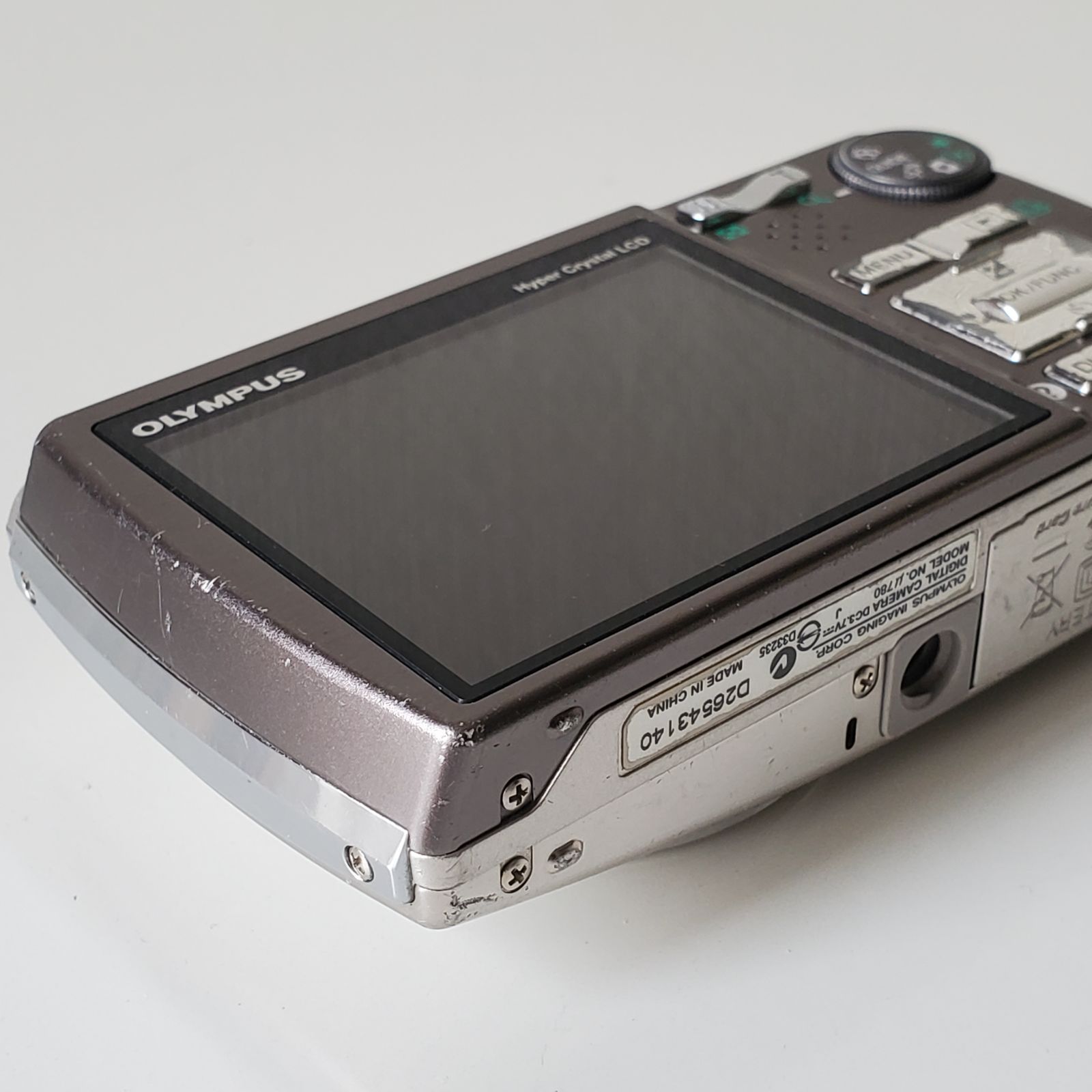 通電・基本動作確認 オリンパス OLYMPUS μ780 mju780 ミュー780 