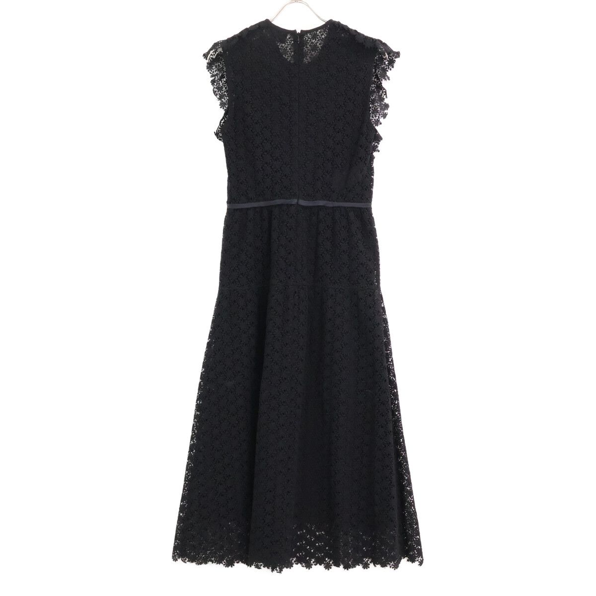 VALLI ジャンバティスタヴァリ ﾌﾞﾗｯｸ ﾚｰｽﾜﾝﾋﾟｰｽ 40