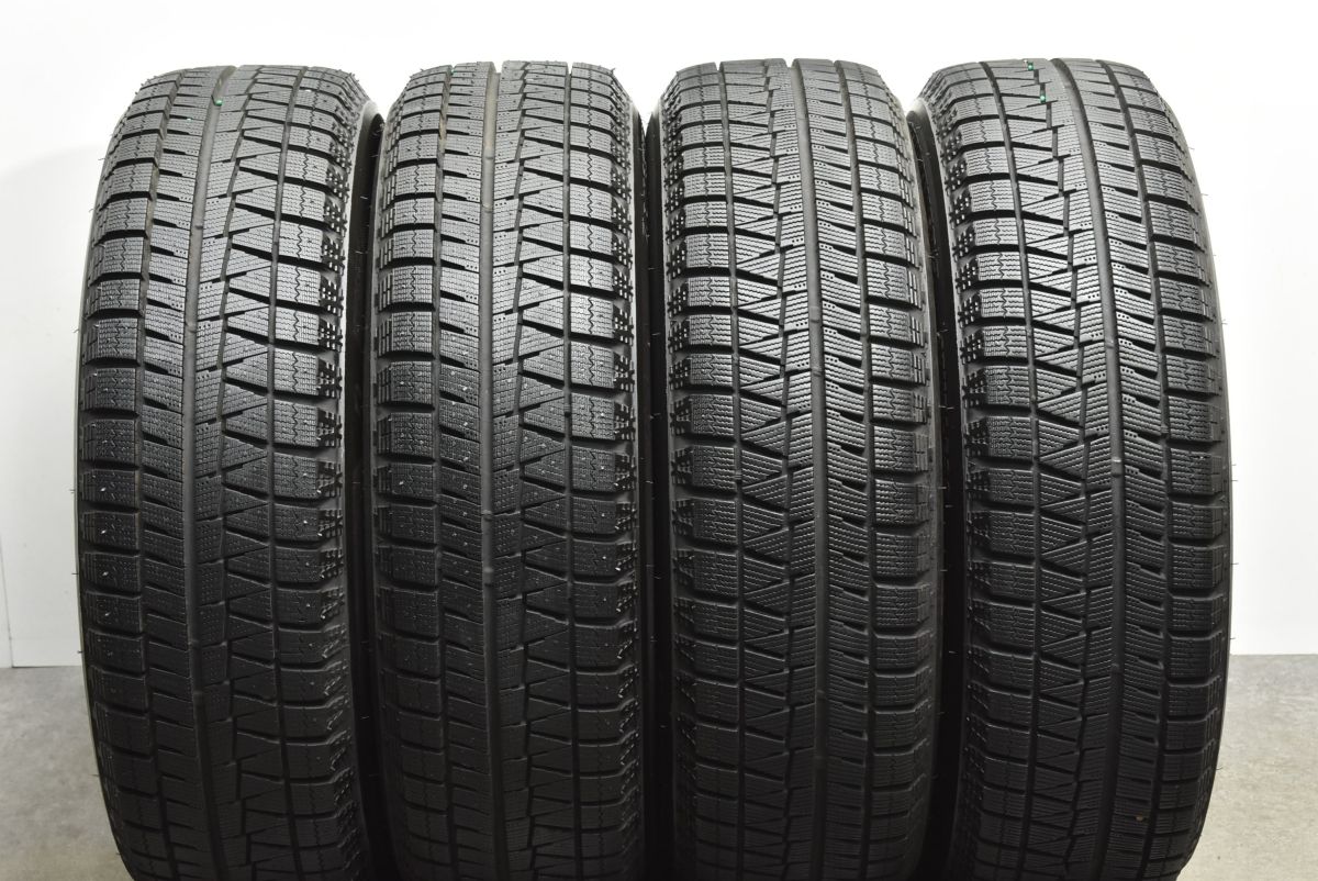 ①【送料無料・バリ溝】185/65R15 ブリヂストン アイスパートナー2 バリ溝 美品】TRG 15in 5.5J +43 PCD100 ブリヂストン アイス