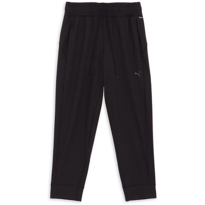 【高品質，爆買い】 PUMA(プーマ) STUDIO FOUNDATIONS クロップニットパンツ マルチアスレ ウェア スウェットパンツ 527073、(01)ブラック その他