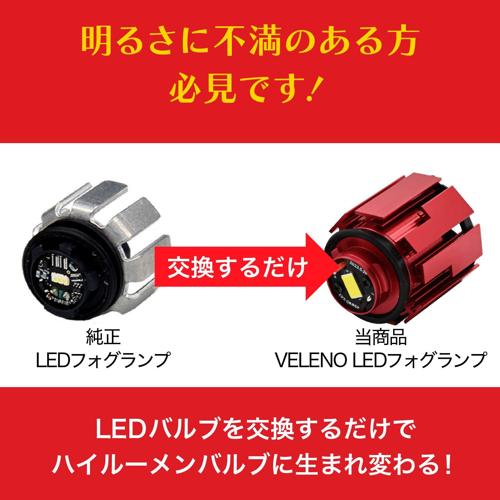 明るさ8.1倍 タフト R2.6 ～ 専用 ユニット & フォグランプセット 