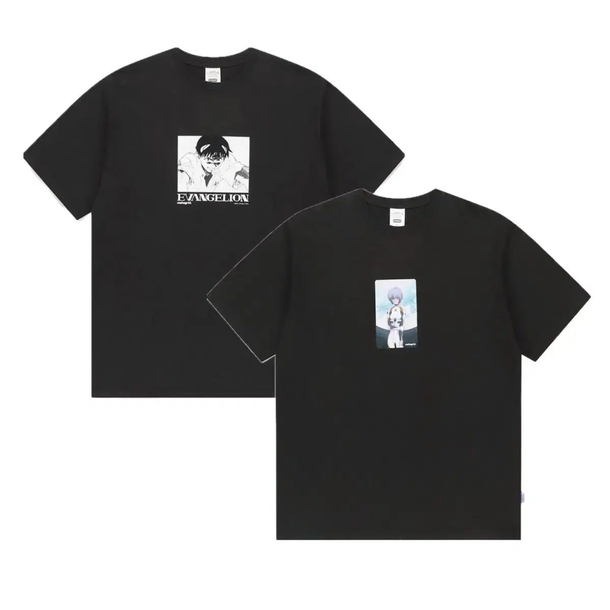 MAHAGRID マハグリッド エヴァンゲリオン コラボ Tシャツ シンジ|レイ s