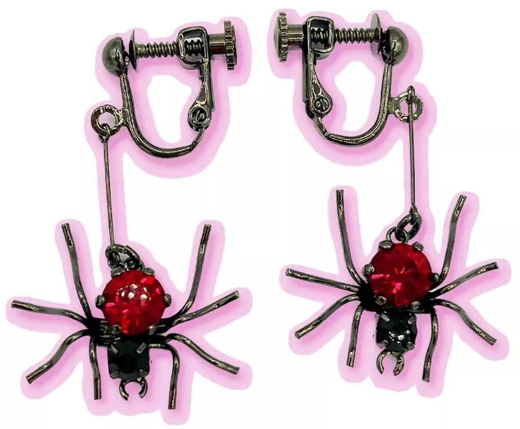 銀製品 指輪 アクセサリー あめちゃんのイヤリング 蜘蛛 NEEDY GIRL OVERDOSE