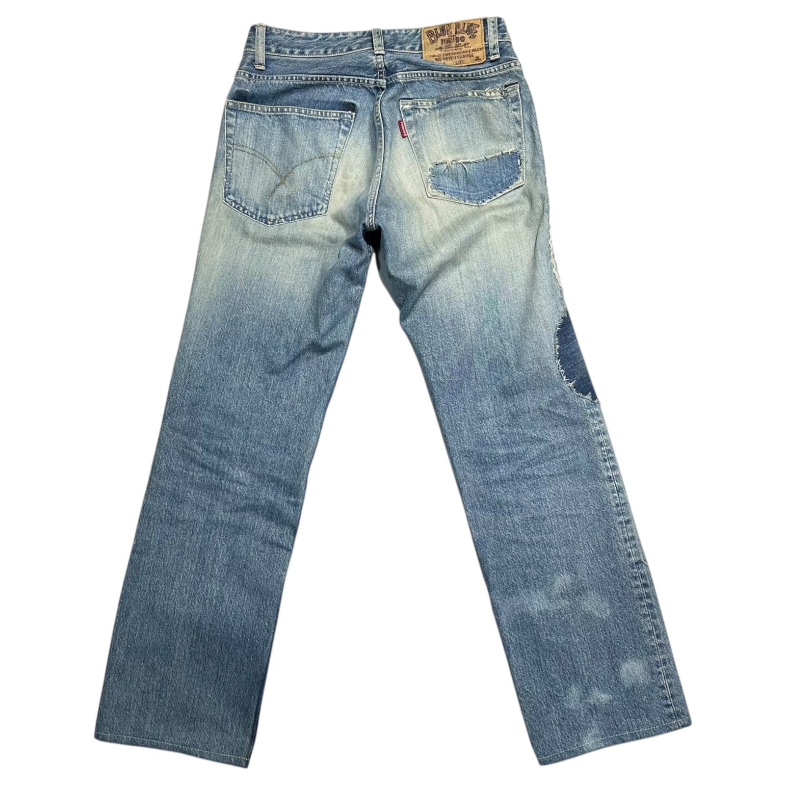 BLUE BLUE(ブルーブルー) Patchwork Remake Denim Pants パッチワーク