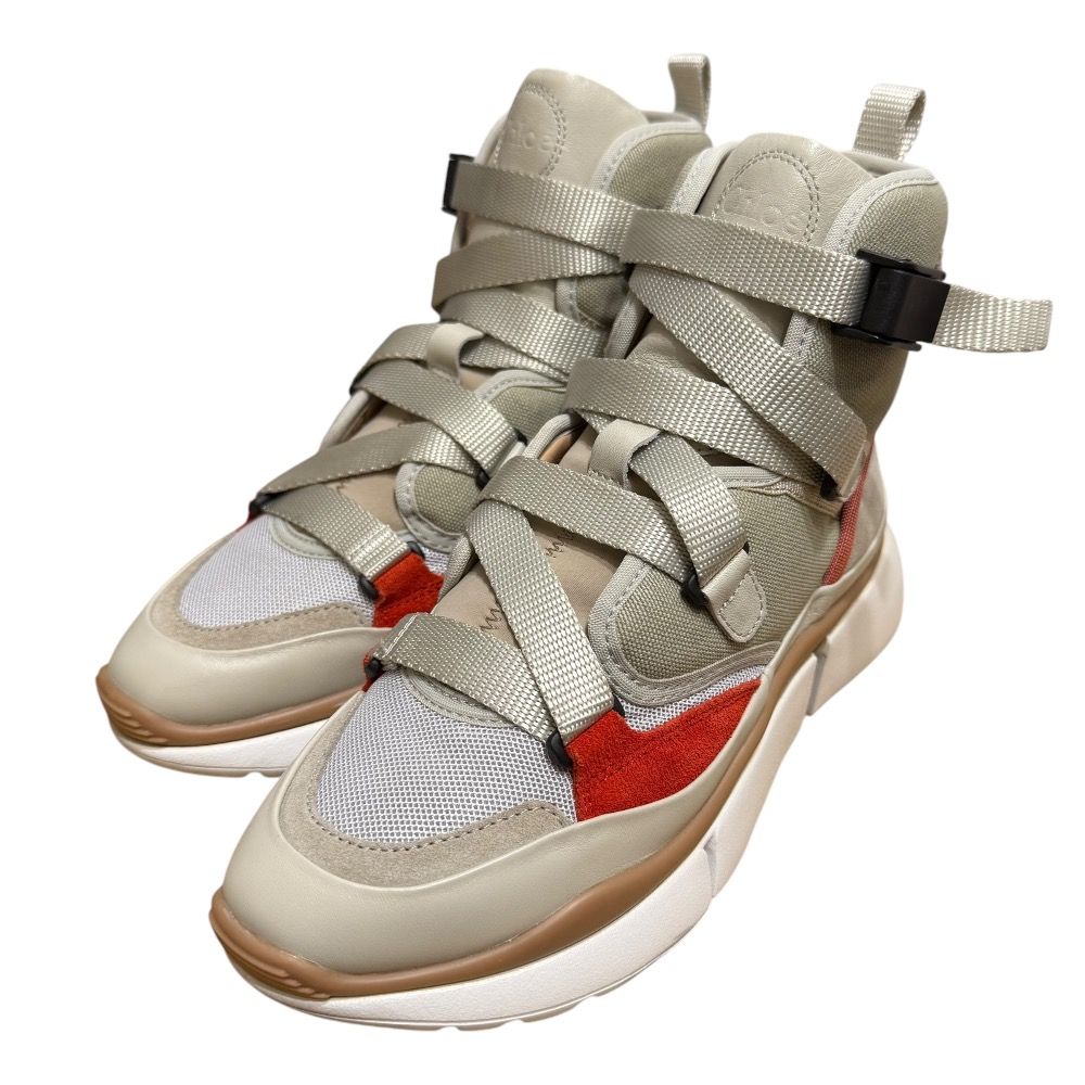 美品 Chloe クロエ SONNIE HIGH ソニーハイ クロスストラップ 