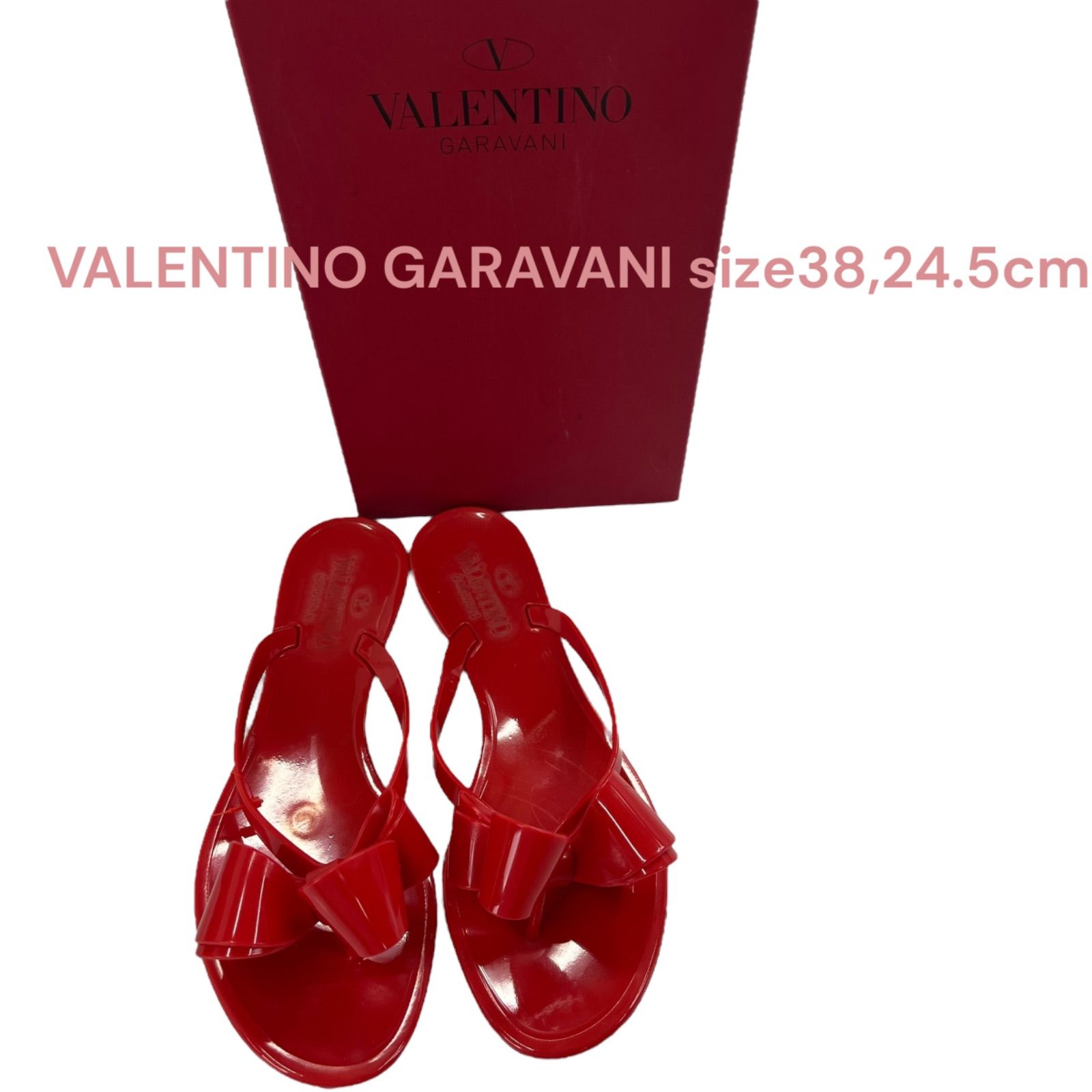 ヴァレンティノ ガラヴァーニ VALENTINO GARAVANI ビーチ サンダル 38 24.5cm レディース S5S151