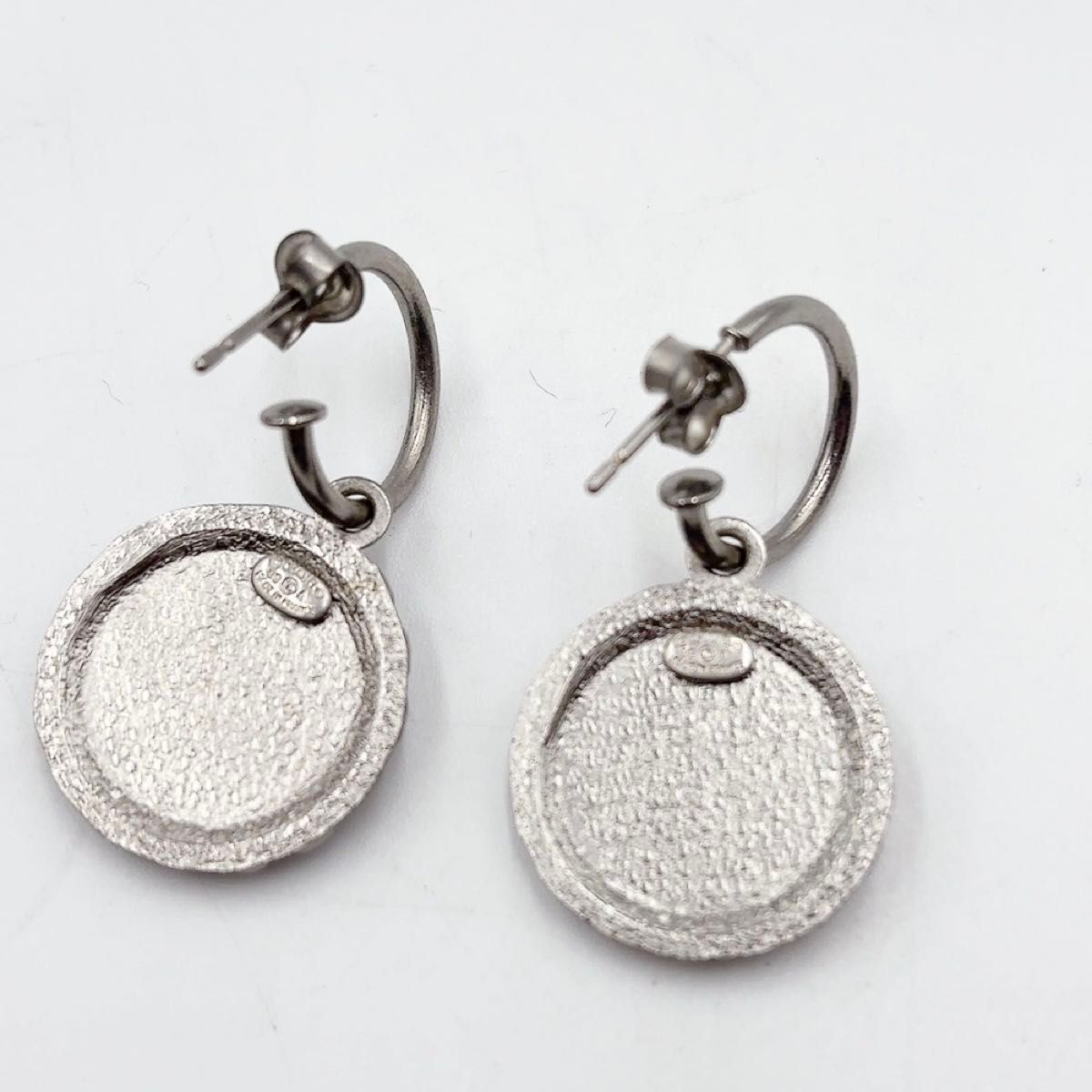 CHANEL】シャネル ココマーク フープ 金属製 シルバー 99A レディース