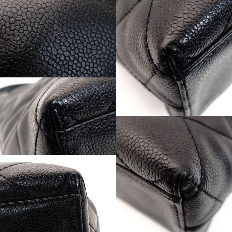 キャビアスキン ショルダーバッグ