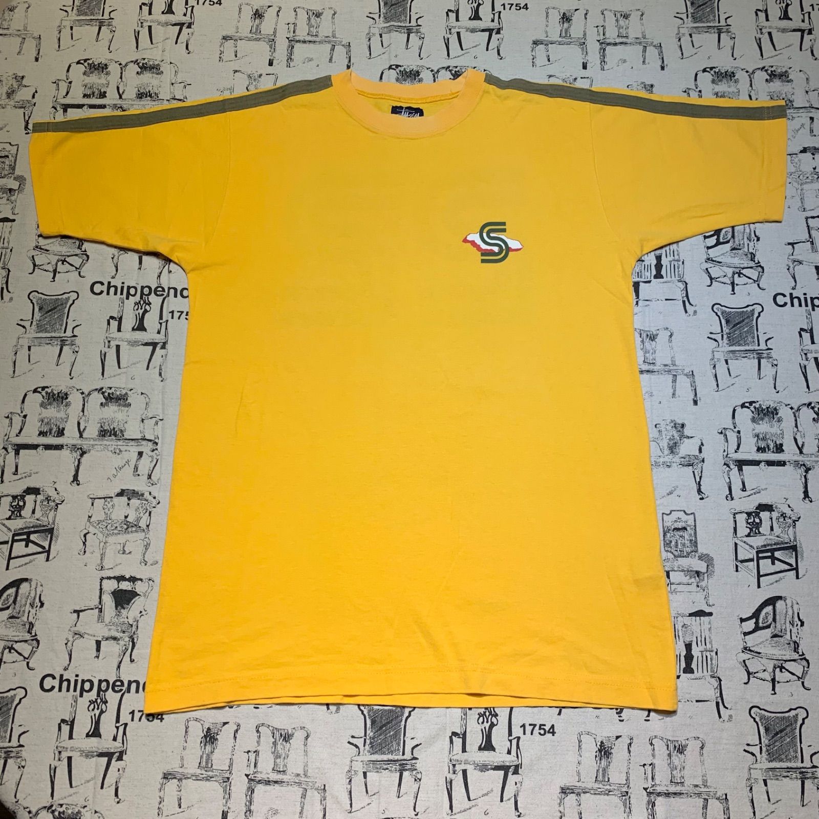 NO.17 OLD STUSSY ステューシー ナンバリング SロゴTシャツ 紺タグ 
