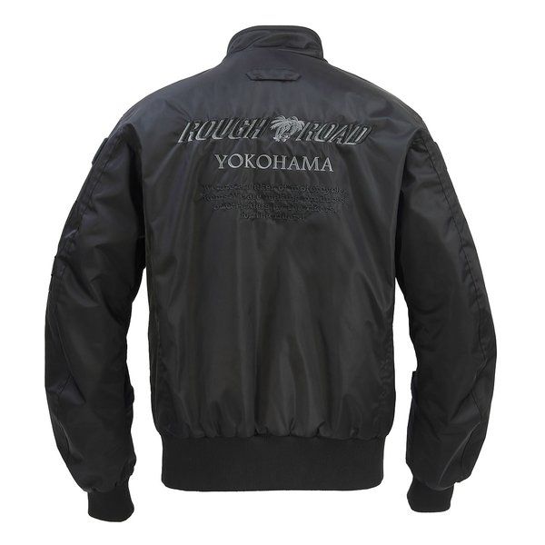 ROUGH-ROAD ラフアンドロード MA-1R EM ブラック-BL RR7754BKB3 2660184