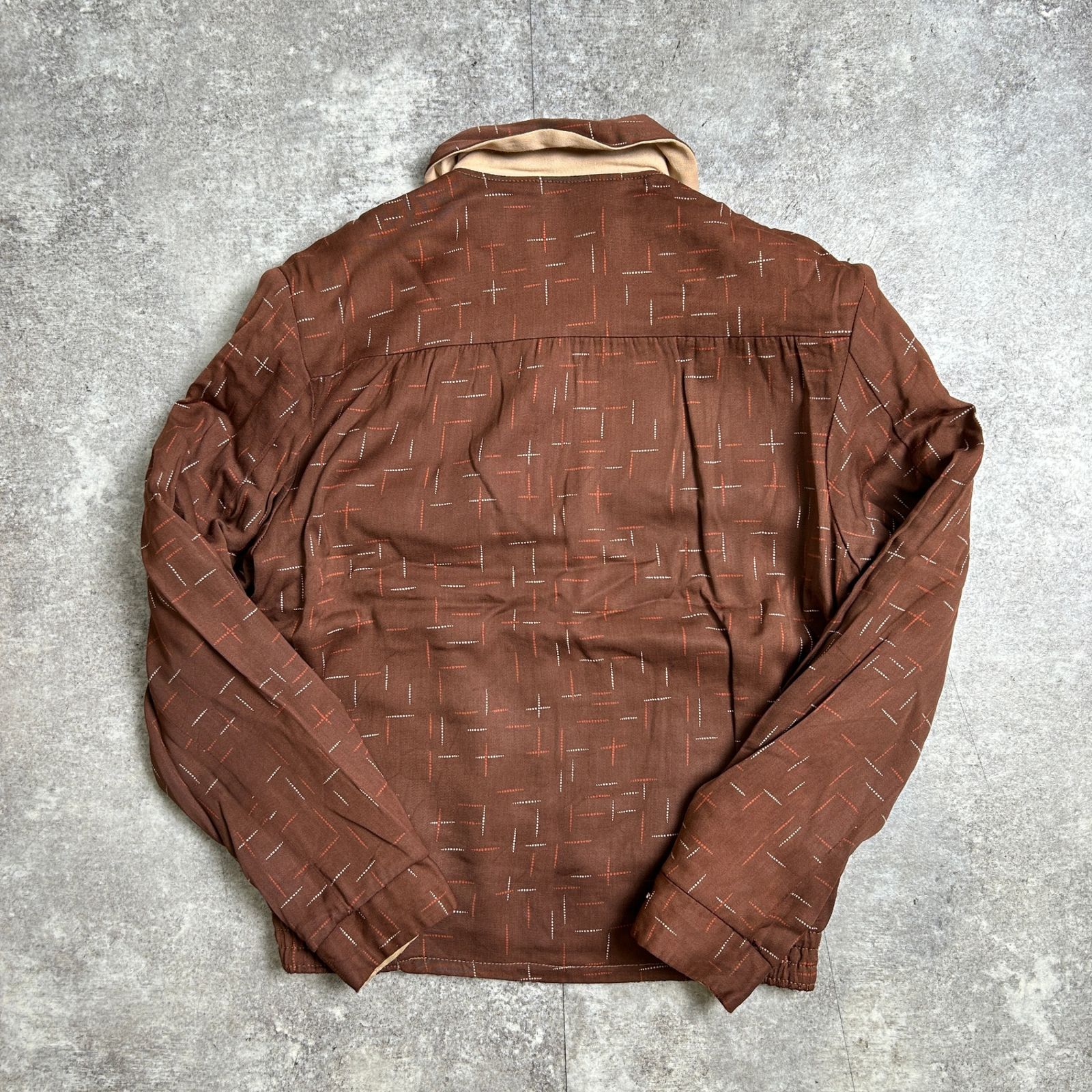 50s AIRMAN レーヨン ギャバジャン vintage ロカビリー ギャバ 50s