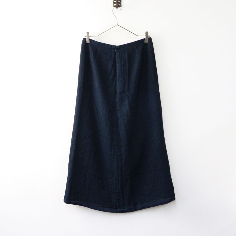 Pallas Palace パラスパレス インディゴ染め スカート ウエストゴム 美