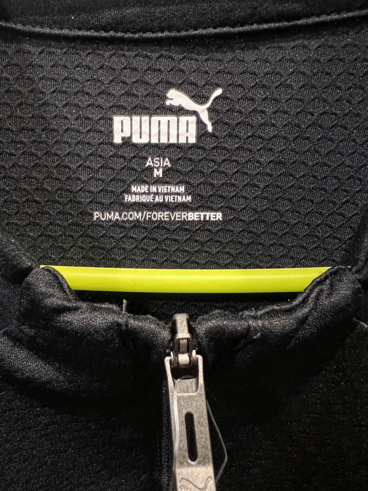 美品 プーマ DRYCELL ハーフジップ ジャージ 上下セットアップ 黒 M メンズ PUMA ブラック