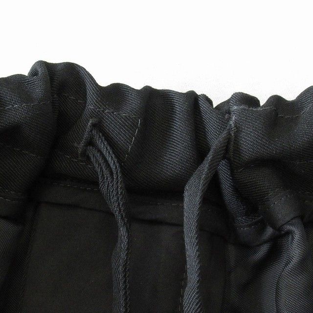 【未使用級】JIL SANDER　ウールギャバ パンツ　テーパード　ブラック　黒 極美品 25AW ジルサンダー JIL SANDER ウールギャバジン