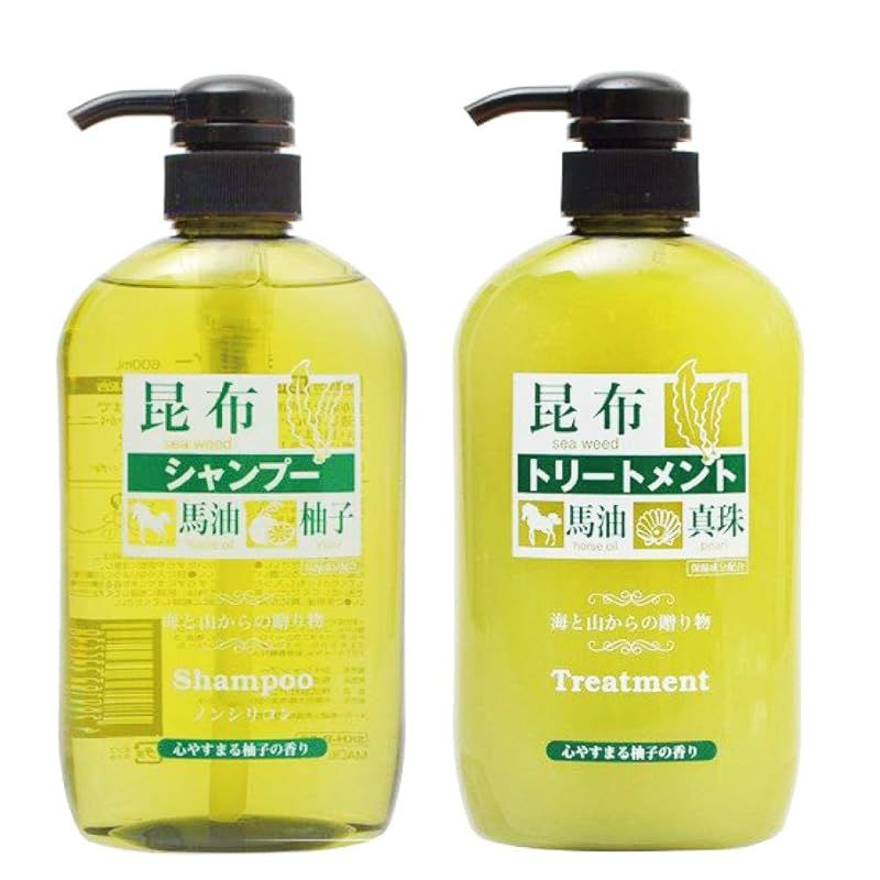 ～海と山からの贈り物～ SHシリーズ 昆布 ＋ 馬油配合 昆布シャンプー＆トリートメントセット