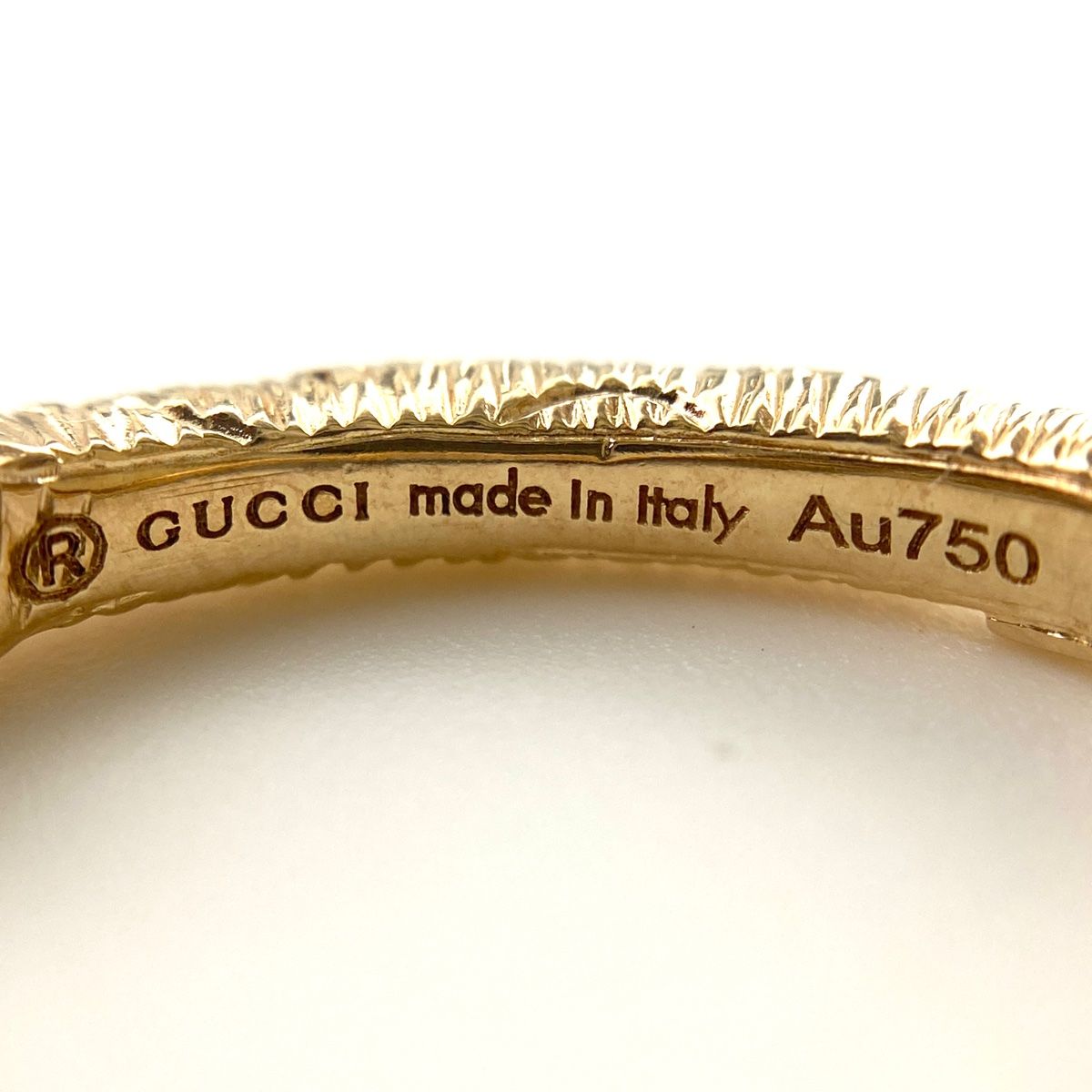 グッチ GUCCI ウロボロス ネックレス YG イエローゴールド シルバー 