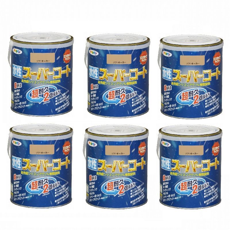 アサヒペン 水性WOODジェルステイン 300ml グレープイエロー ■▼130-9200 448798 6個 アサヒペン 水性ＷＯＯＤジェルステイン ３００ＭＬ グレープイエロー