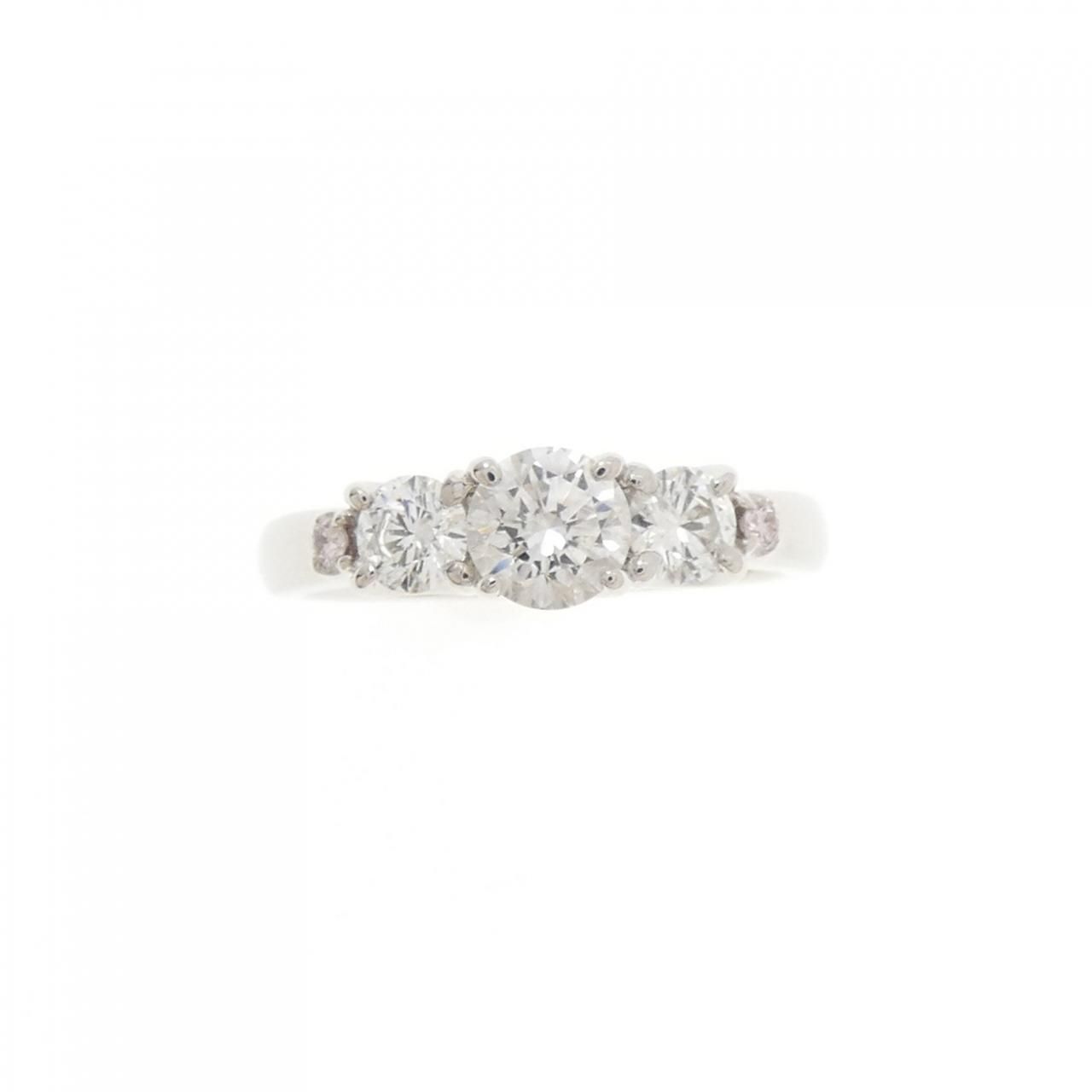 トリロジー ダイヤモンド ピンキー リング 0.505CT
