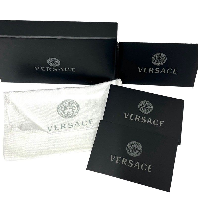 VERSACE ヴェルサーチ メデューサ ラバー キーホルダー バッグチャーム オレンジ 付属品有 【美品】 52406K11