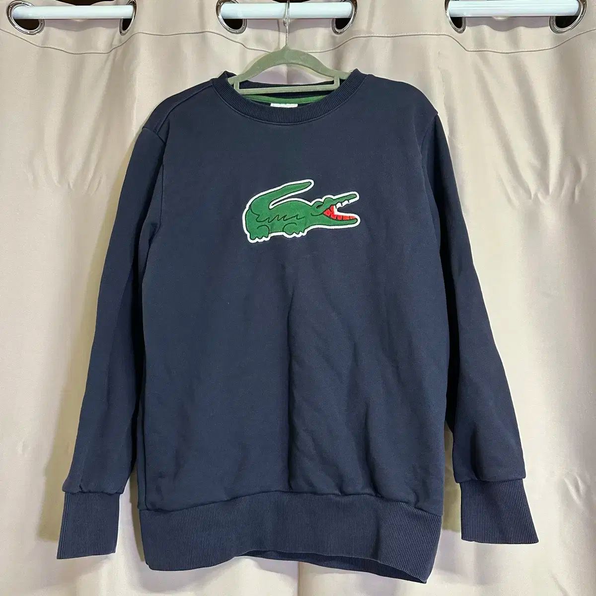 3 ） LACOSTE(ラコステ) ネイビー スウェットシャツ パーカー 