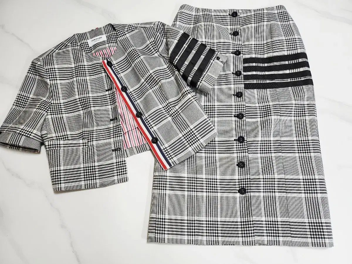 チェック セット スカート ジャケット DP用 55-細身66