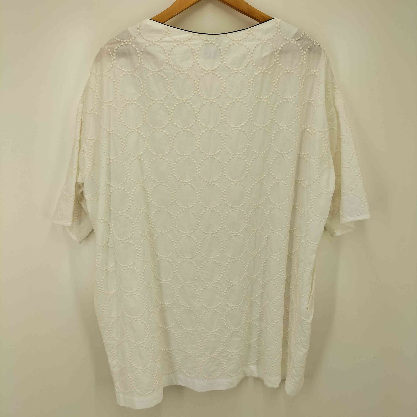 ミナペルホネン　タンバリン　チュニック ミナペルホネン mina perhonen タンバリン柄 刺繍チュニック