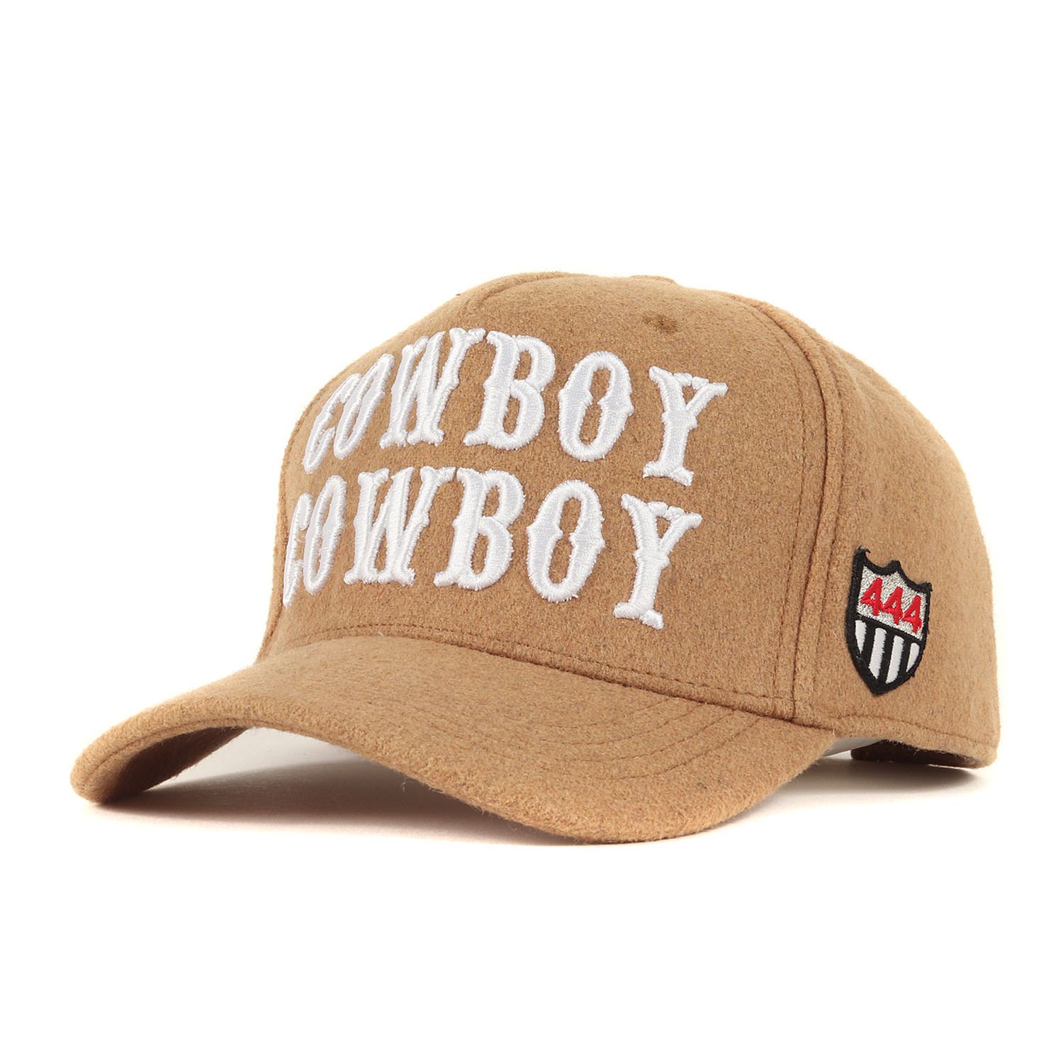 ヨシノリコタケ COWBOY 刺繍 ウールツイル キャップ ヨシノリコタケ COWBOY 刺繍 ウールツイル キャップ