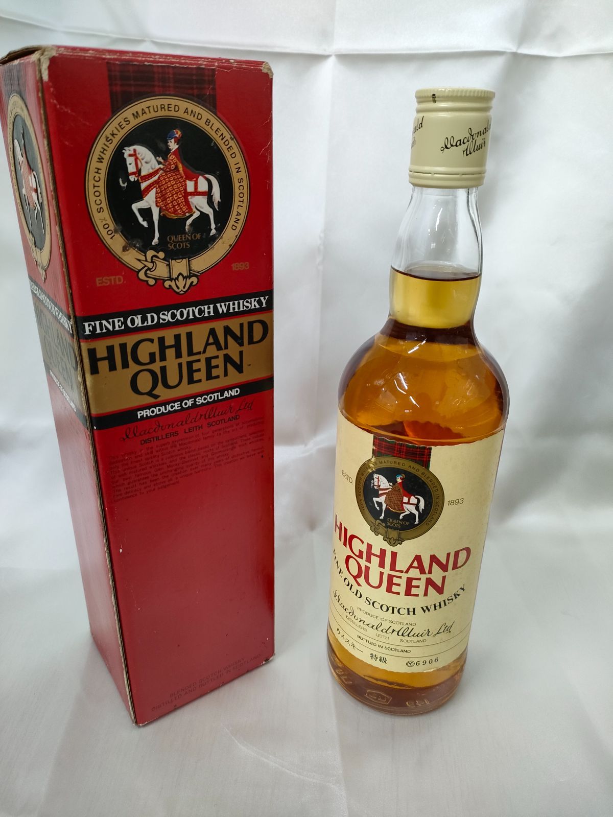 S【古酒】ハイランドクイーン HIGHLAND QUEEN FINE OLD SCOTCH WHISKY 特級 未開栓 - メルカリ