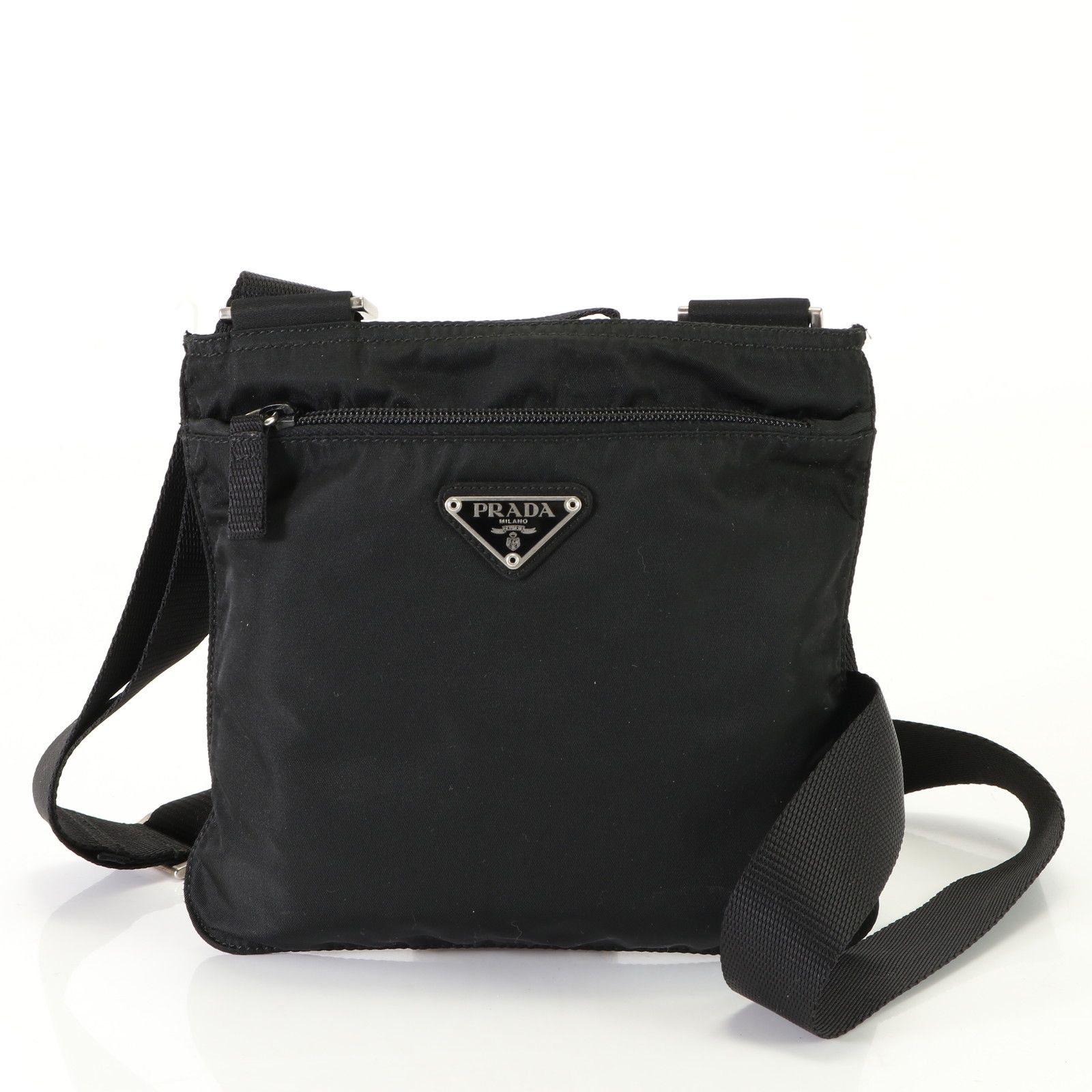 □新品同様□プラダ□テスート ナイロン□三角ロゴ□ショルダーバッグ  