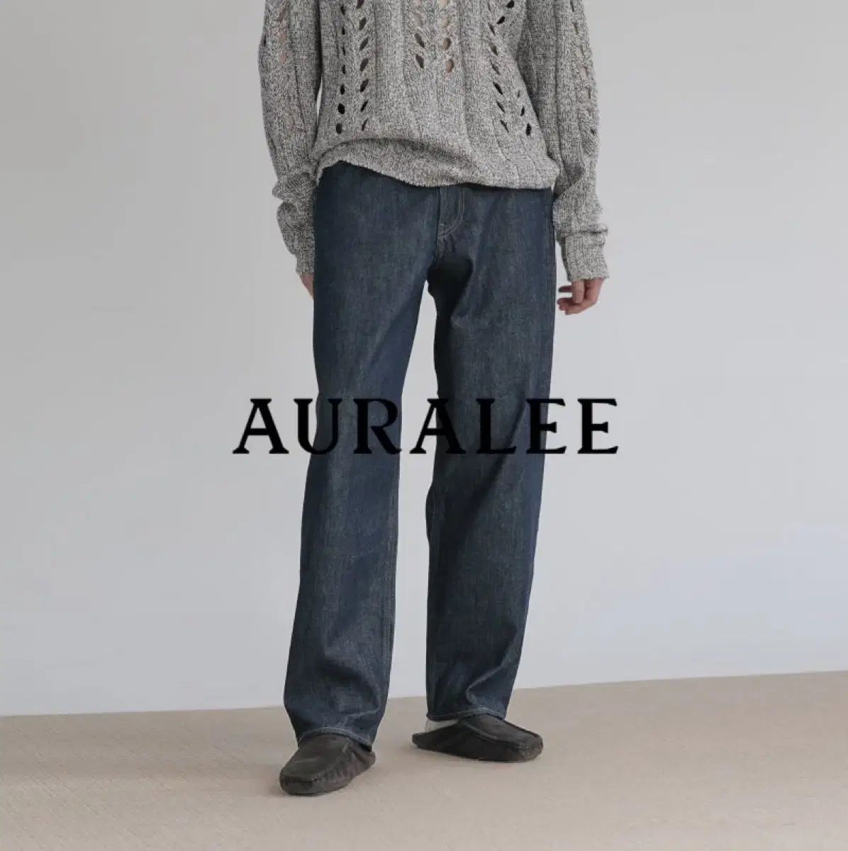 AURALEE ハードツイストデニム ワイドパンツ サイズ30 インディゴ