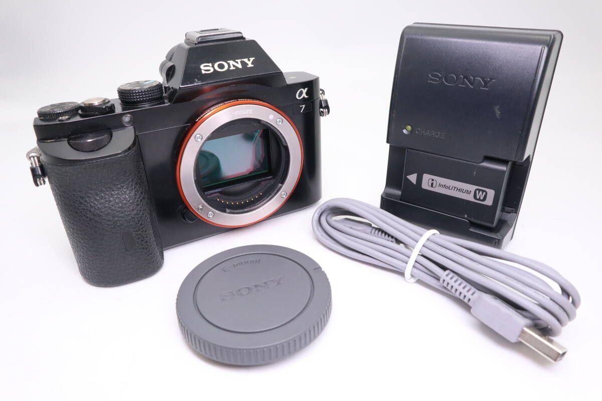 SONY α7 ILCE-7 ソニー ミラーレスカメラ ブラック f10055