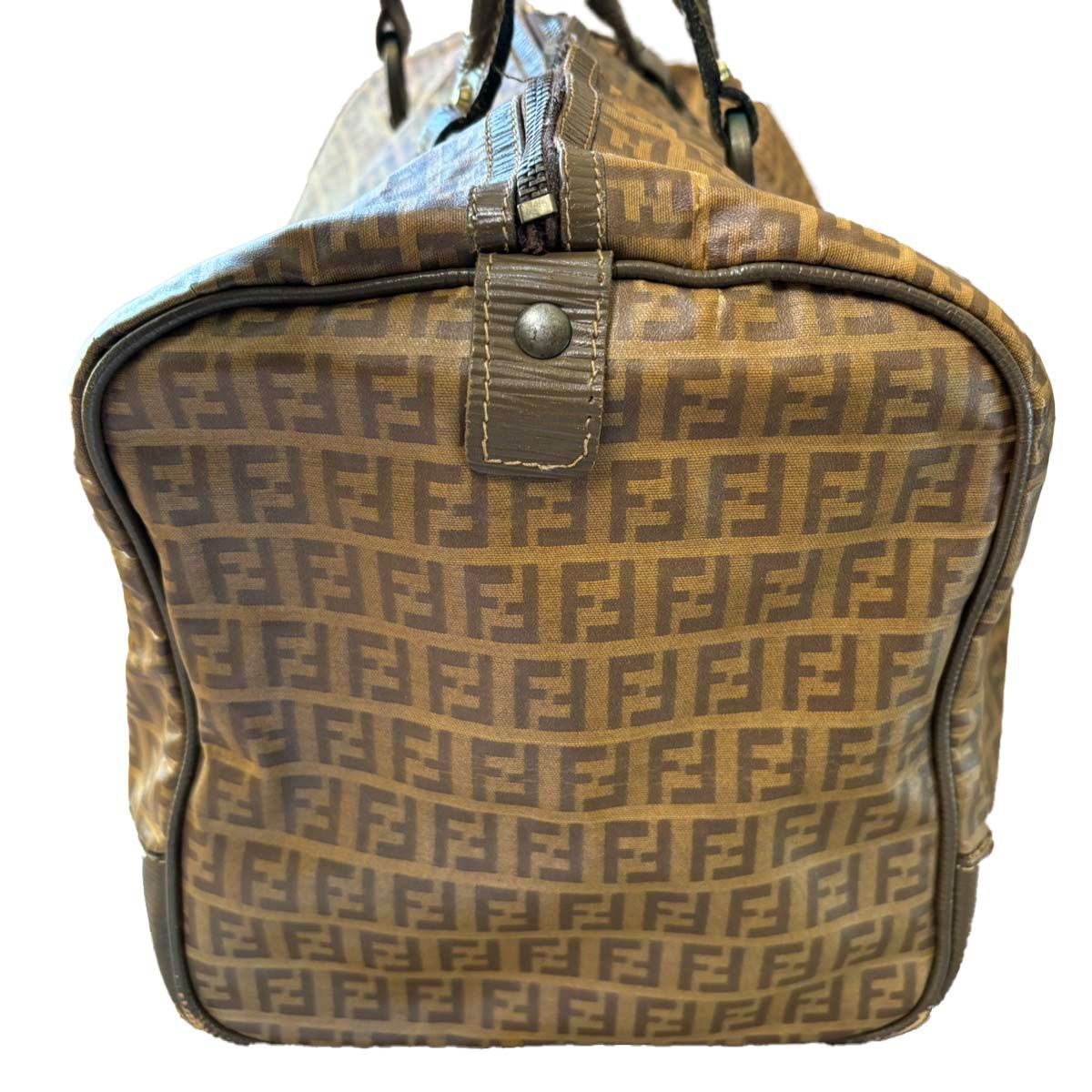 フェンディ　ズッカ柄エナメルボストンバッグ 楽天市場】【バッグ】FENDI フェンディ ズッキーノ ズッカ柄