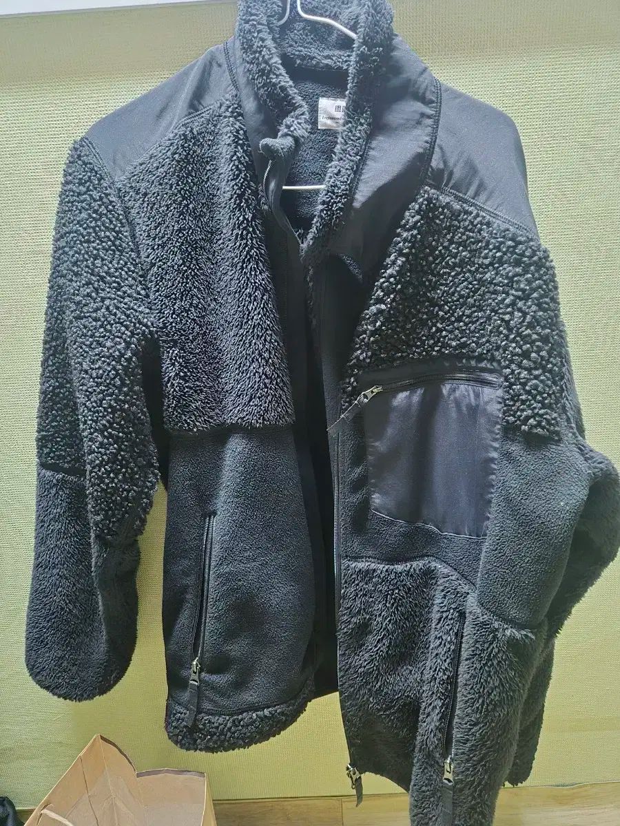 ✟ ENGNIEERED GARMENTS エンジニアドガーメンツ UNIQLO ユニクロ コラボ フリース L サイズ 黒