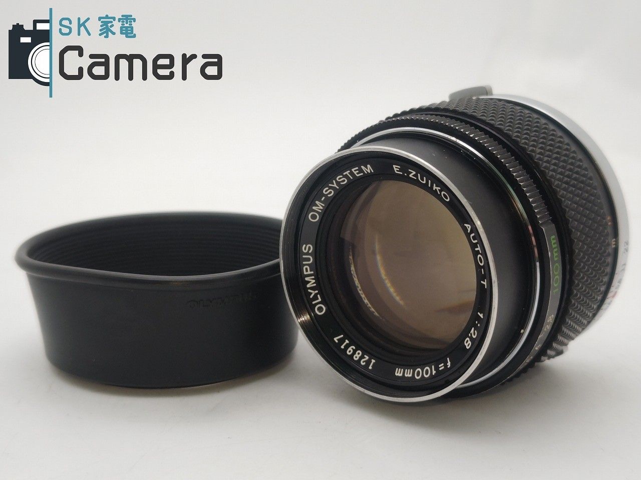 フード付き オリンパス Zuiko Auto-T 100mm F2.8 210 OLYMPUS OM フード付き オリンパス Zuiko Auto-T 100mm F2.8 210 OLYMPUS OM