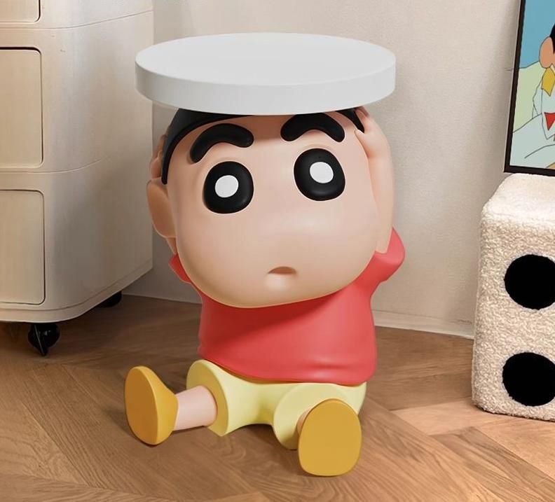 クレヨンしんちゃん しんちゃん(ゾウ) サイドテーブル 45cm クレヨンしんちゃんしんちゃん サイドテーブル ナイトテーブル ロー