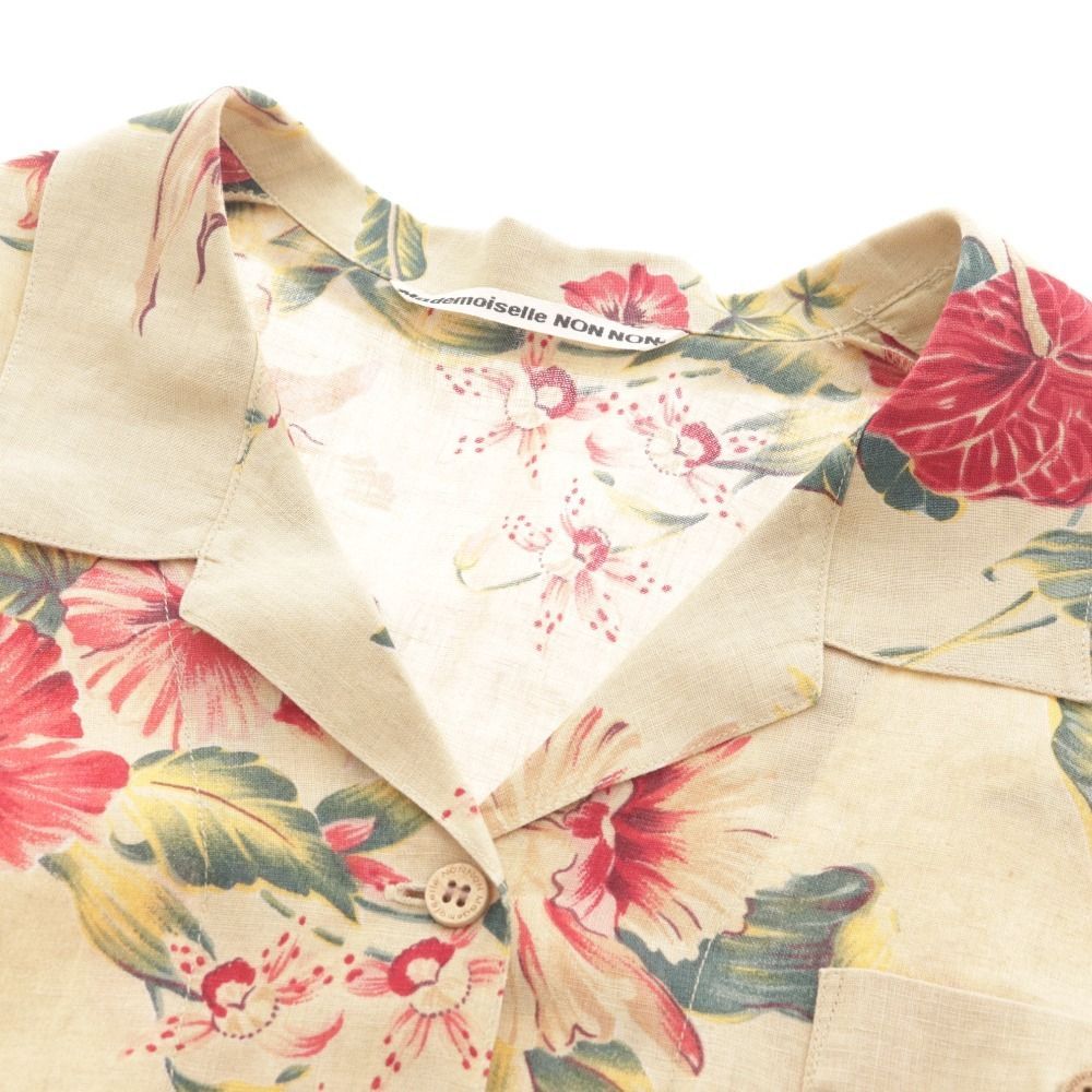 Mademoiselle NON NON アロハシャツ オープンカラーシャツ 【公式通販】