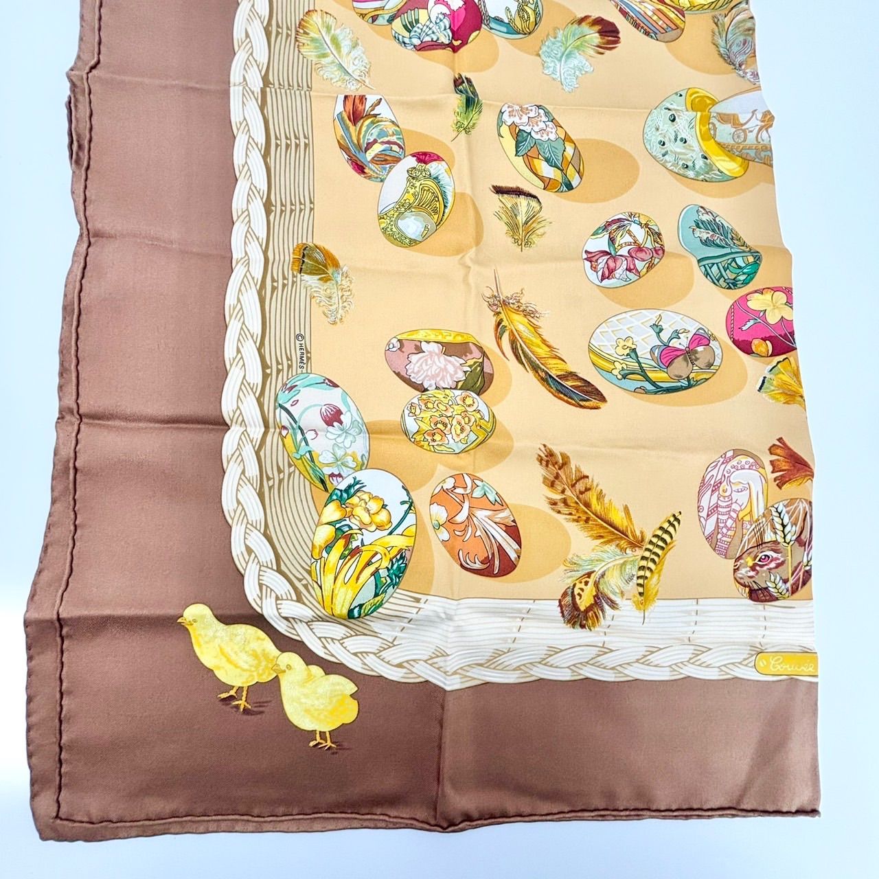 エルメス HERMES カレ 90 COUVEE D HERMES エルメスの卵 スカーフ