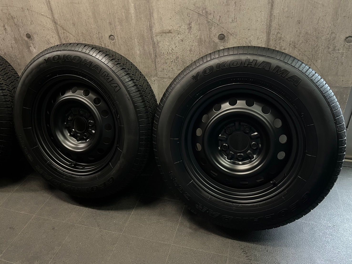 ☆早い者勝ち☆ デリカD5 マットブラック塗装ホイール 送料込みです