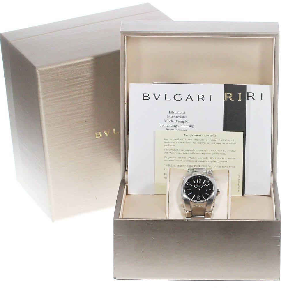 ブルガリ BVLGARI EG30S エルゴン デイト クォーツ レディース箱 